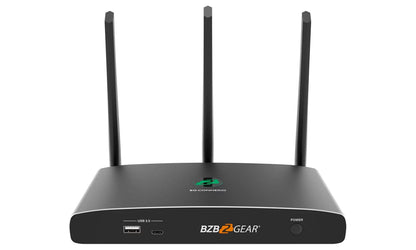 BZBGEAR 4K UHD Wireless BYOD Conference Room Presentation Collaboration Solution with Airplay/Miracast/Chromecast Support