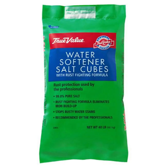 US Salt 40 lbs True Value Water Conditioning Salt Pellet with Rust