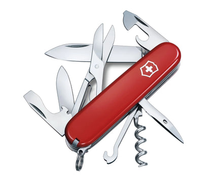 Victorinox Swiss Army Climber 14 Function Silver Tech Pocket Knife 1.3703.3-033-X1