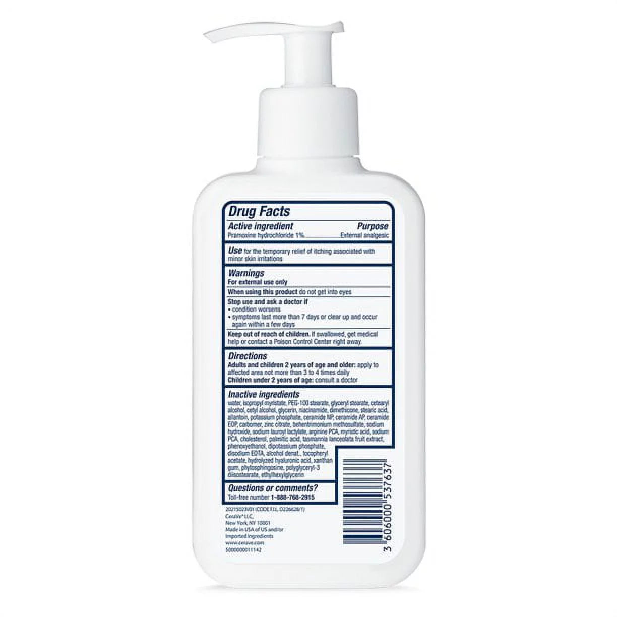 CeraVe Itch Relief Moisturizing Lotion 8 oz