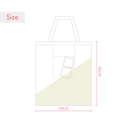 compose song microph expression sack canvas tote shoulder bag