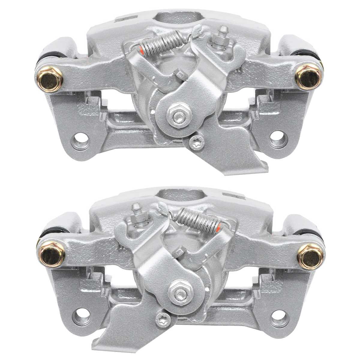 AutoShack Rear New Brake Calipers Assembly with Bracket Set of 2 Driver and Passenger Side Replacement for VW Routan 2012-2017 Dodge Grand Caravan 2012-2016 Chrysler Town & Country 2013-2015 Ram C/V