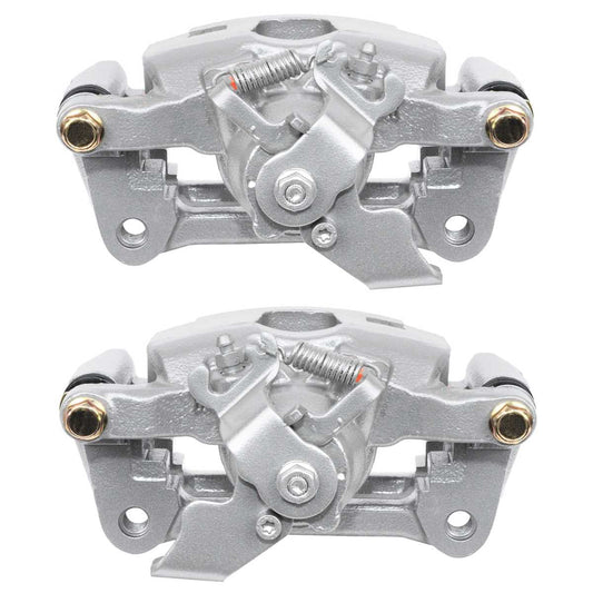 AutoShack Rear New Brake Calipers Assembly with Bracket Set of 2 Driver and Passenger Side Replacement for VW Routan 2012-2017 Dodge Grand Caravan 2012-2016 Chrysler Town & Country 2013-2015 Ram C/V