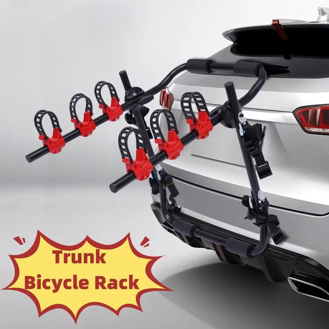 TFCFL Portable 3-Cycle Bicycle Rack Foldable Cycle Rack Hitch Mount Carrier Car SUV Truck