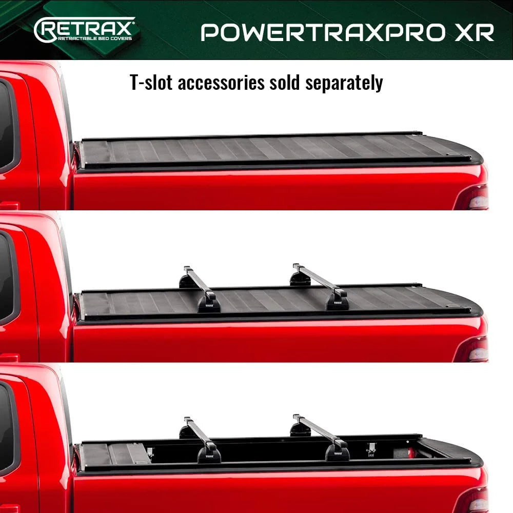 Retrax By Realtruck PowertraPRO XR Retractable Truck Bed Tonneau Cover | T-90860 | Compatible With Select 2022-2023 Toyota Tundra w/o Deck Rail System 5' 7" Bed (66.7")