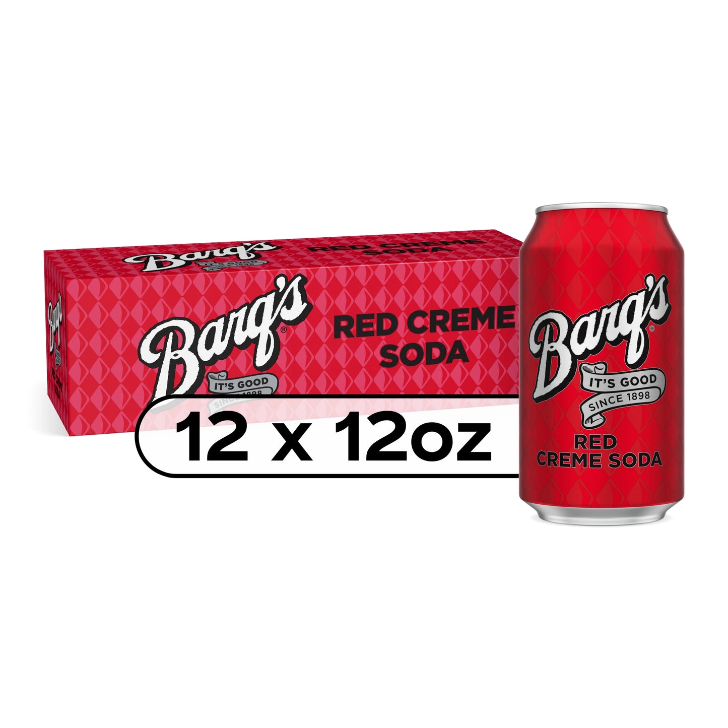 Barq's Red Creme Soda Pop, 12 fl oz, 12 Pack Cans