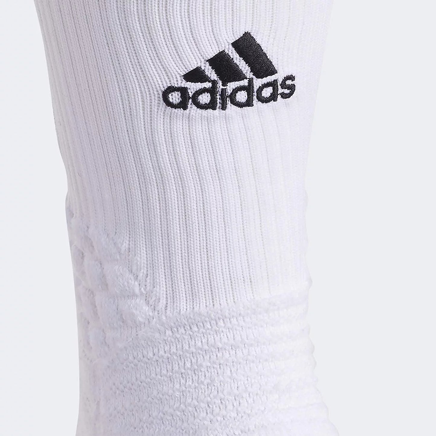 adidas Unisex-Adult Creator 365 Basketball Crew Socks (1-Pair) X-Large White/Black