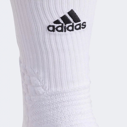 adidas Unisex-Adult Creator 365 Basketball Crew Socks (1-Pair) X-Large White/Black