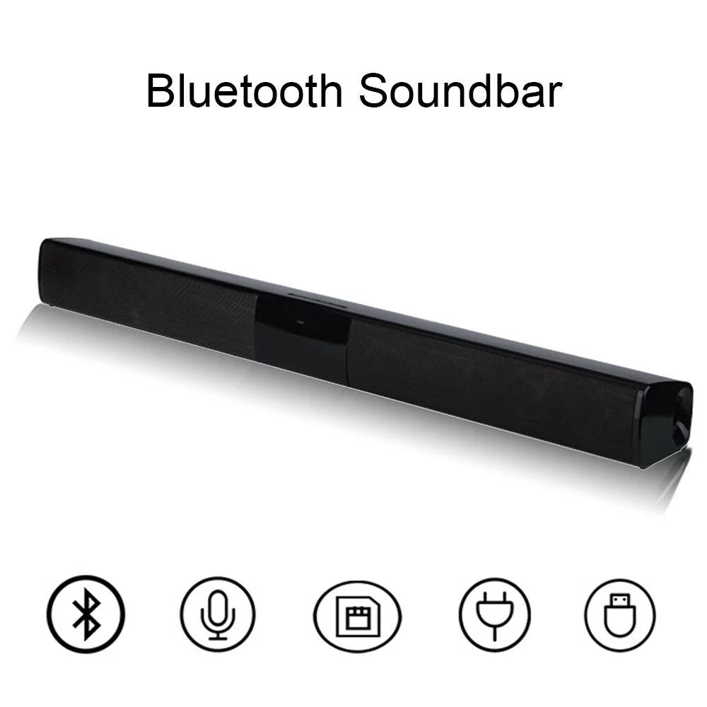 3D Portable Home Wireless Speakers System Soundbar Sound Bar Bluetooth Bluetooth V4.2 TV Sound Bar AUX