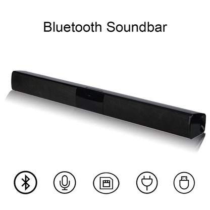 SHANNA Sound Bar Wireless Bluetooth Speaker 3D Stereo Super Bass Home Theater Surround Sound for TV Home+Remote