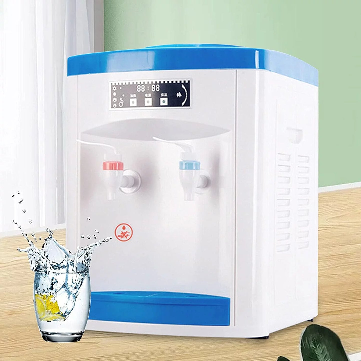 WUZSTAR Electric Hot Cold Water Dispenser Desktop Water Cooler