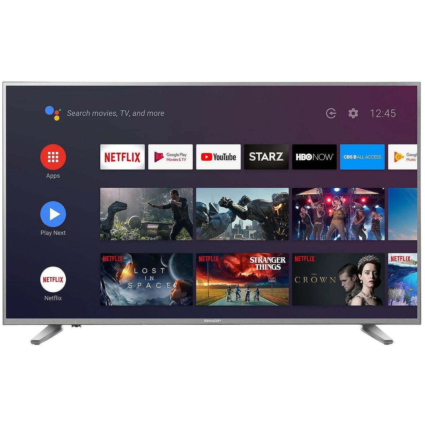 Restored Sharp 58" Class 4K (2160P) Smart LED TV (LC-58Q620U) (Refurbished)