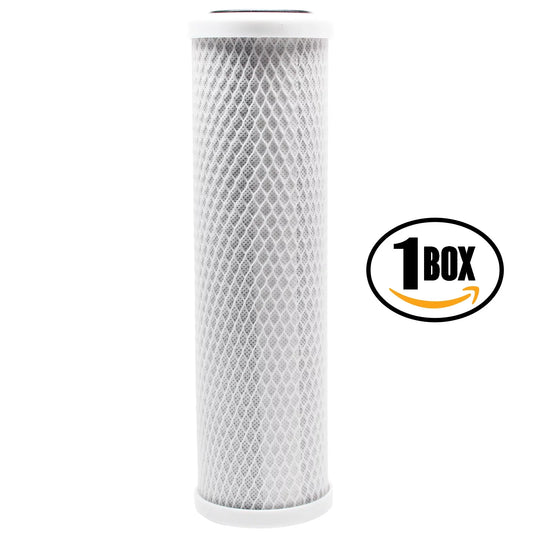 Box of Replacement for AMI H-H34XCE33R Activated Carbon Block Filter - Universal 10 inch Filter for AMI 10" Std Filter Housing - Denali Pure Brand