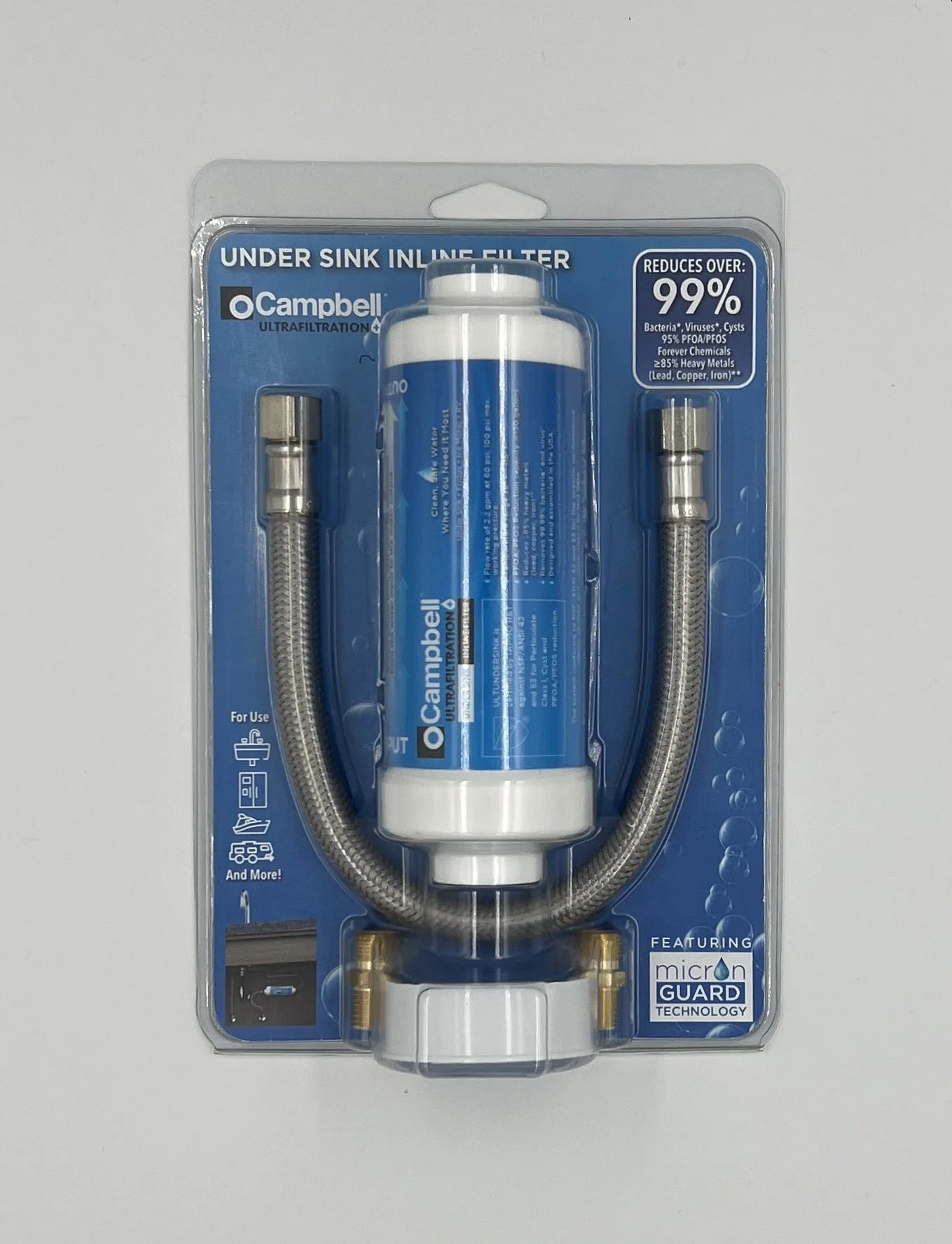 Campbell Undersink Point of Use Ultrafiltration+ System.