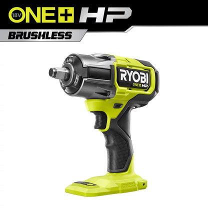 RYOBI ONE+ HP 18V Brushless Cordless 4-Mode 1/2 in. Impact Wrench (Tool Only) (P262)