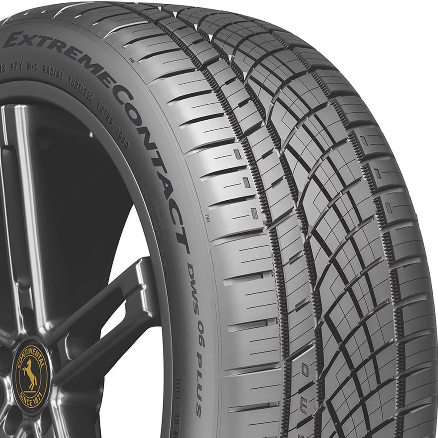 Continental ExtremeContact DWS06 PLUS All Season 225/45ZR18 91Y Passenger Tire Fits: 2011-15 Chevrolet Cruze LTZ, 2012 Toyota Camry XLE