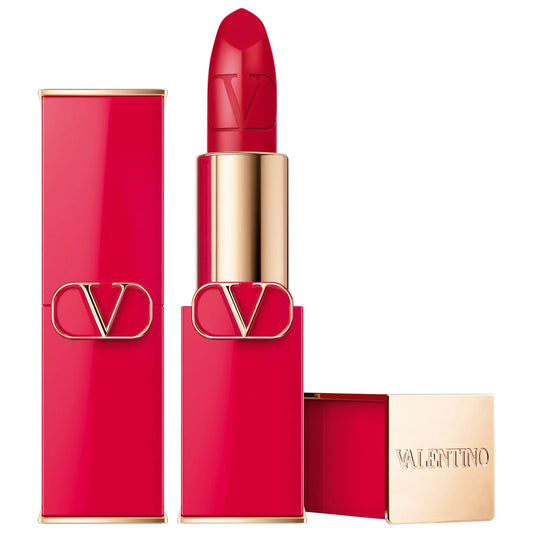 Valentino Rosso Valentino High Pigment Refillable Lipstick - 22R Rosso Valentino - a true neutral universal valentino red