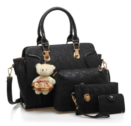 2022 Women's Bag New Women's Diagonal Cross Handle Mother Bag Fashion Bag Set of Four