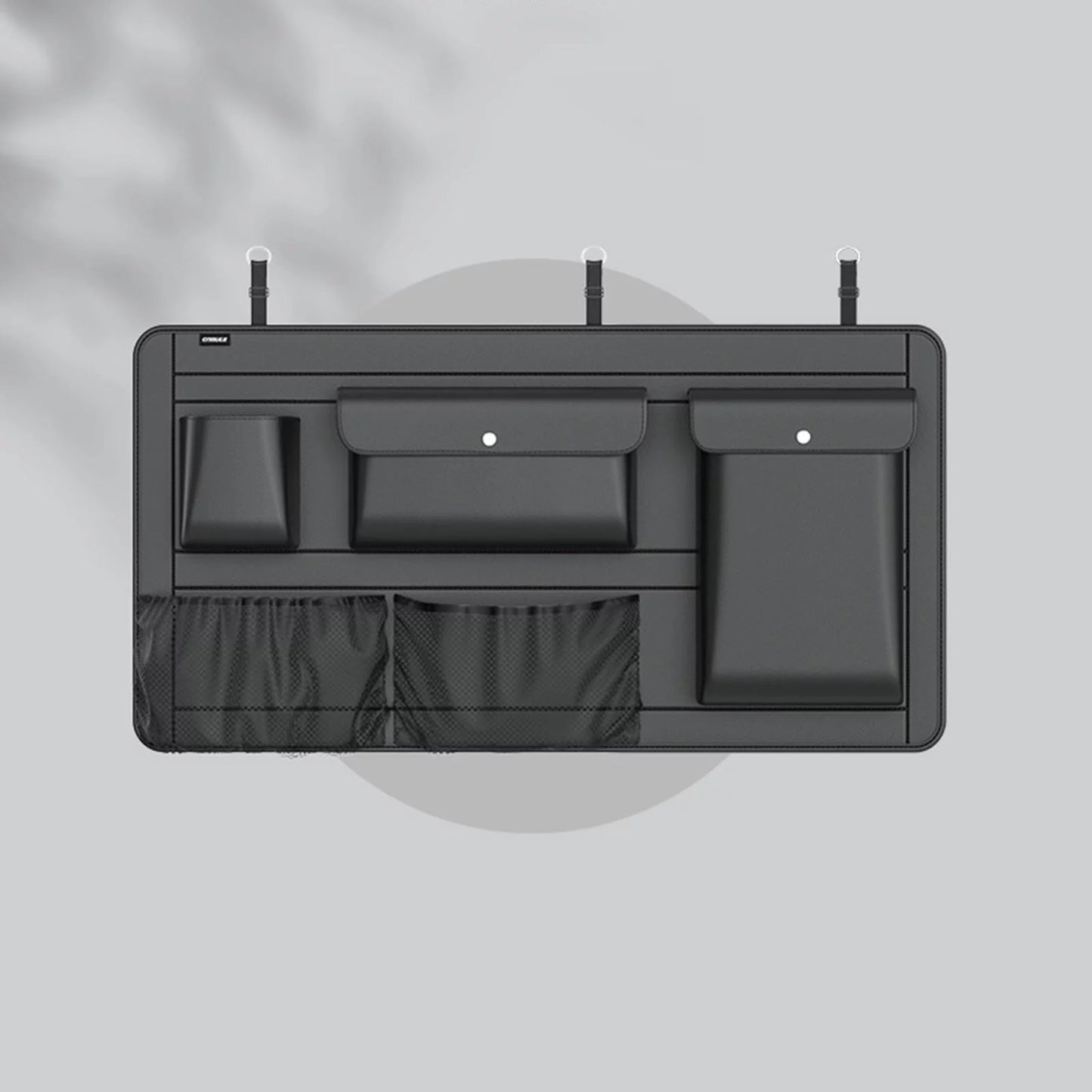 Car Back Saddle Trunk Hanging Organizer 90cmx45cm Saving Space Easily Install Durable with Multiple Pockets for SUV Truck