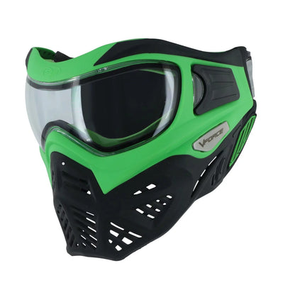 V-Force Grill 2.0 Mask Paintball Goggle w Clear Thermal Lens - Venom Green Black