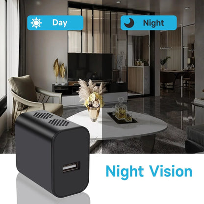 1080P Camera Portable 64GB Camera with Night Vision and Motion Detection,Nanny Cam Home