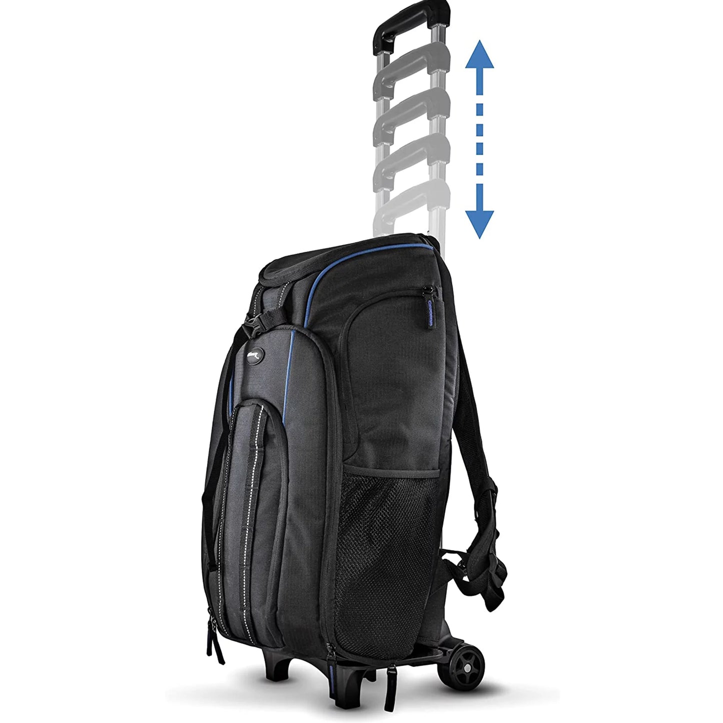 Ultimaxx Folding Luggage Cart for Backpacks with Bungee Cord and Rain Cover