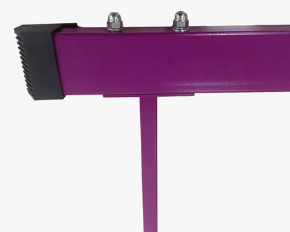 Athletic Bar Gymnastics Bar Kip Bar for Kids Gymnastic Training, Adjustable Height Horizontal Bar Professional Junior Gymnast Gymnastic Bar, Asymmetric Bar Expandable 3 to 5 FT Cushioned Bar Purple