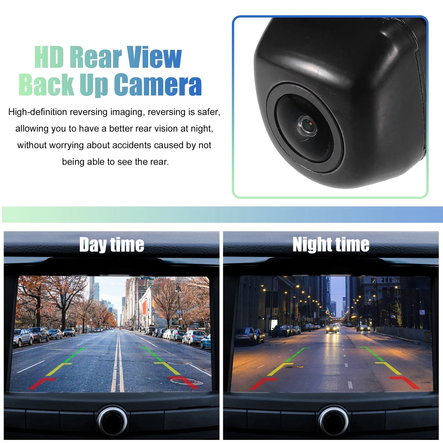 Unique Bargains Rear View Camera Back Up Camera Rear Park Assist Reverse Camera for Hyundai Santa Fe Sport 2017-2018