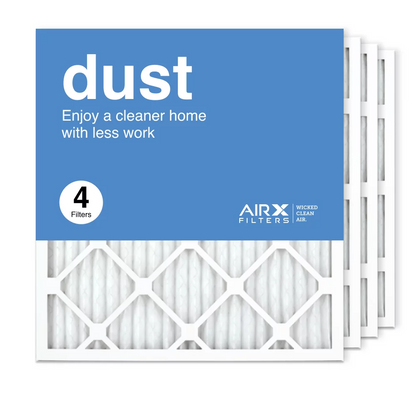 AIRx Filters 19.75x21.5x1 Air Filter MERV 8 Pleated HVAC AC Furnace Air Filter, Dust 4-Pack Made in the USA