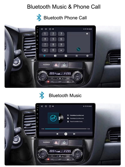 Carplay Android Auto Car Radio GPS For Mitsubishi Outlander 3 GF0W GG0W 2012 - 2018 Android Multimedia Navigation Player