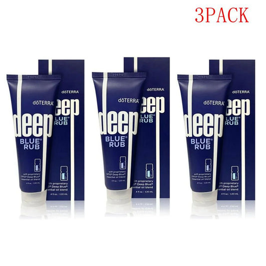 3PACK，Deep Blue Rub Body Cream Doterra_4 floz./120 mL - Brand NEW (EXP 01/26)