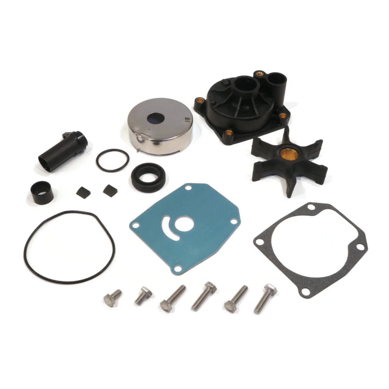 The ROP Shop | Water Pump Impeller, Housing Kit For 1991 Johnson 65 HP J65WMLEIB Outboard Motor