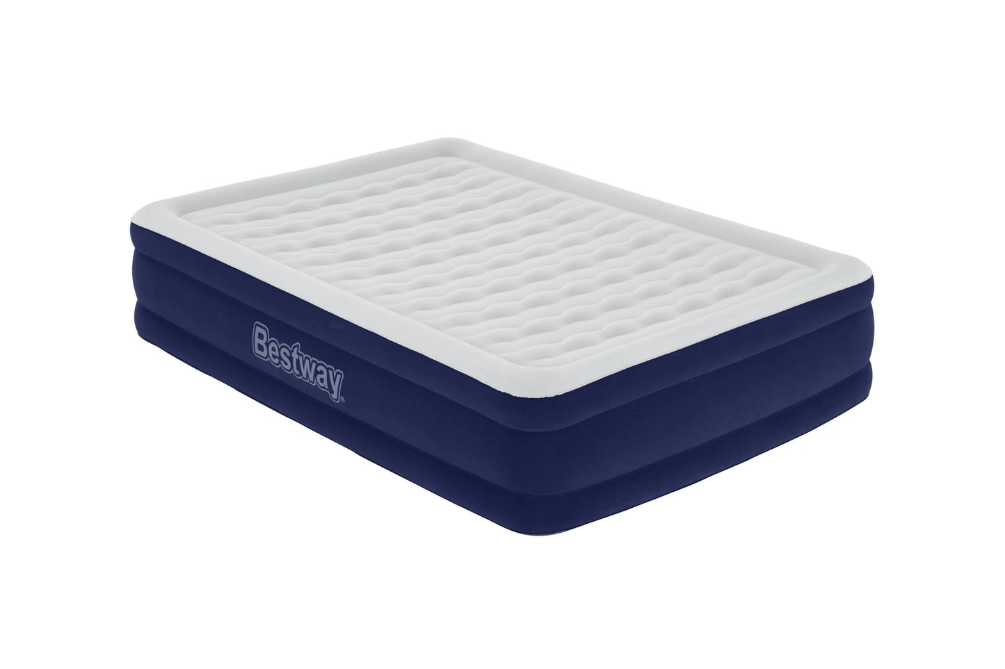 Bestway Tritech 15" Air Mattress Antimicrobial Coating with Built-in AC Pump, Full