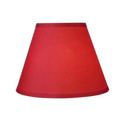 Aspen Creative 58904 Transitional Hardback Empire Shape UNO Construction Lamp Shade in Blood Red, 9" Wide (5" x 9" x 7")