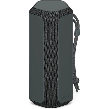 Sony XE200 X-Series Portable Wireless Speaker - Black Bundle with Deco Essential Sling Backpack, Anti-Theft Combo Zipper Lock, External USB Charging, Waterproof