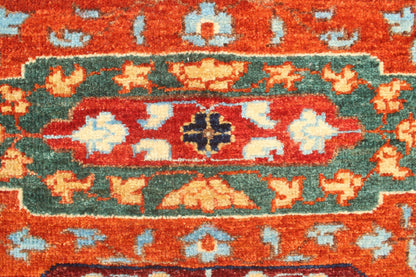 Aria Percival Blue/Red Rug, 8'2" x 9'11"