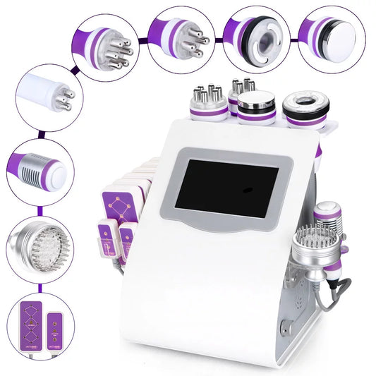 Suerbeaty 9 in 1 Body Machine Professional Beauty Machine Skin Care Beauty Equipment for Salon Studio Spa Home Use