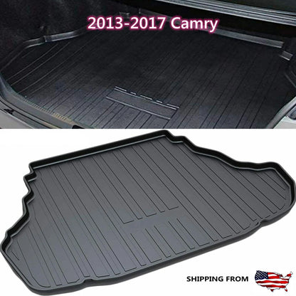 Trunk Liner TPO Cargo Mats for 2013-2017 Toyota Camry Easy to Clean Carpets