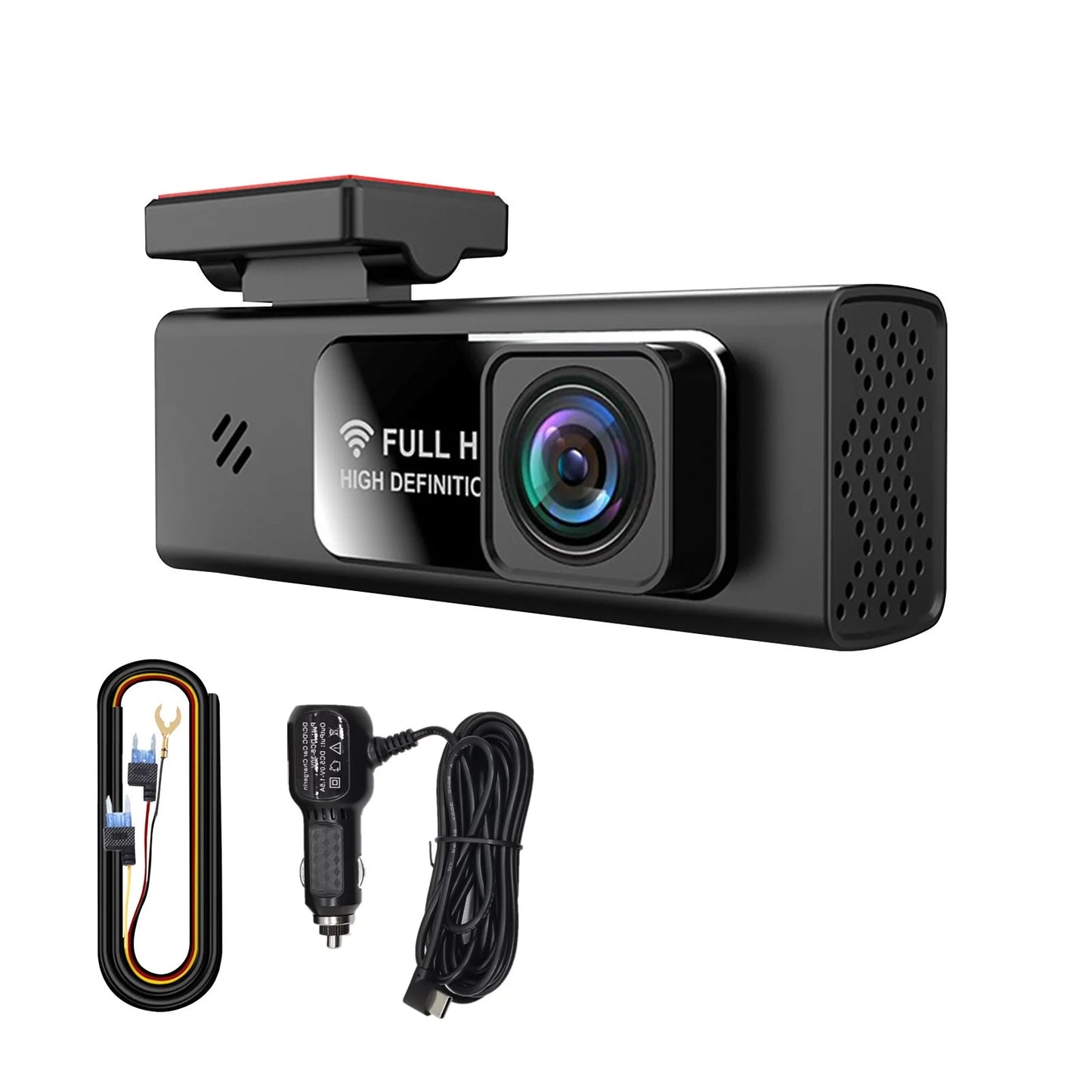 Smart Dash Cam Clearance, 1080P Full HD Front and Rear Cars Dash Cam for Car, Built-in G-Sensor, WDR, Powerful Night Vision, 24 Hours Parking Monitor, Loop Recording, Built-in Wi-Fi & App Control