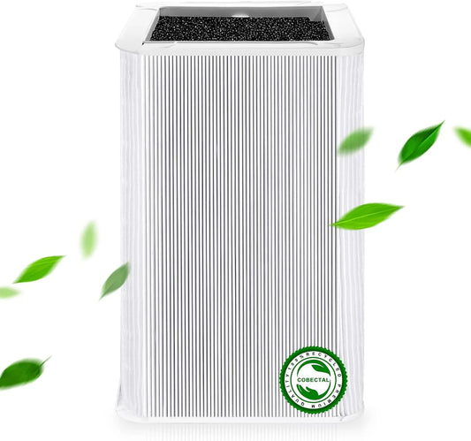 121 Filter Replacement Fits for Blue Pure 121 Air Purifier,Fordable Activated HEPA Carbon Filter by Cobectal