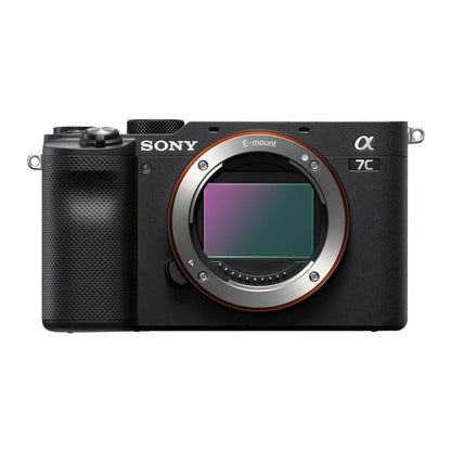 Sony Alpha a7C Full-Frame Compact Mirrorless Camera Body (Black) Bundle