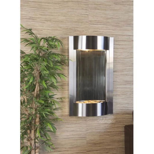 Adagio SWA2040 Serene Waters Wall Fountain - Stainless Steel-Silver-Mirror