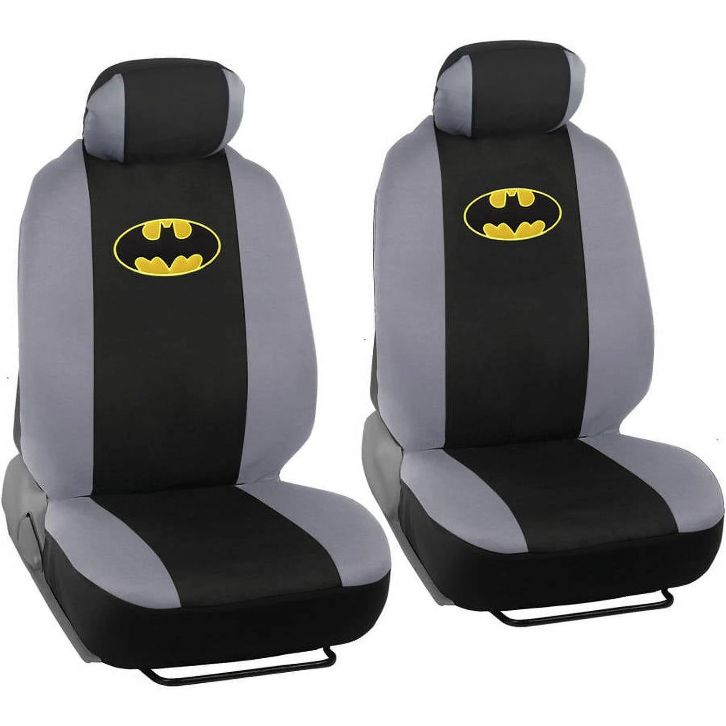 BDK Batman Chair Covers with Floor Mats Full Set, Holiday Car Auto Accessories Gift Set