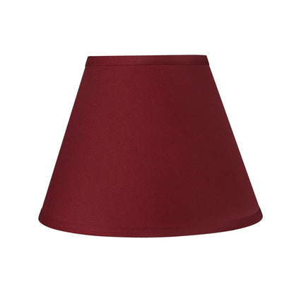 Aspen Creative 58904 Transitional Hardback Empire Shape UNO Construction Lamp Shade in Blood Red, 9" Wide (5" x 9" x 7")