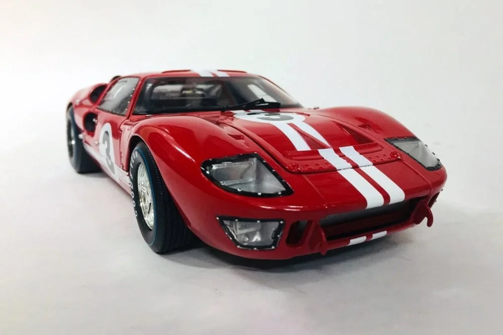 1966 Ford GT-40 MK II Le Mans #3, Red - Shelby Collectibles SC406R - 1/18 scale Diecast Car