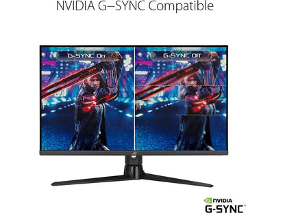 ASUS ROG Strix 32? 1440P Gaming Monitor (XG32AQ) - QHD (2560 x 1440), Fast IPS, 175Hz (OC), 1ms, G-SYNC compatible, Variable Overdrive, Eye Care, DisplayHDR 600, DisplayPort, HDMI, USB, 96% DCI-P3