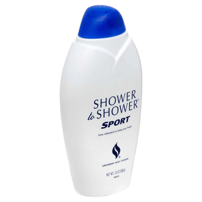 Shower To Shower Body Powder Sport, 13 oz (Pack of 3)