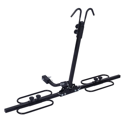 RooRuns 2 Two-wheeler Carrier Platform Hitch Rack Bicycle Rider Mount Fold Receiver 2"