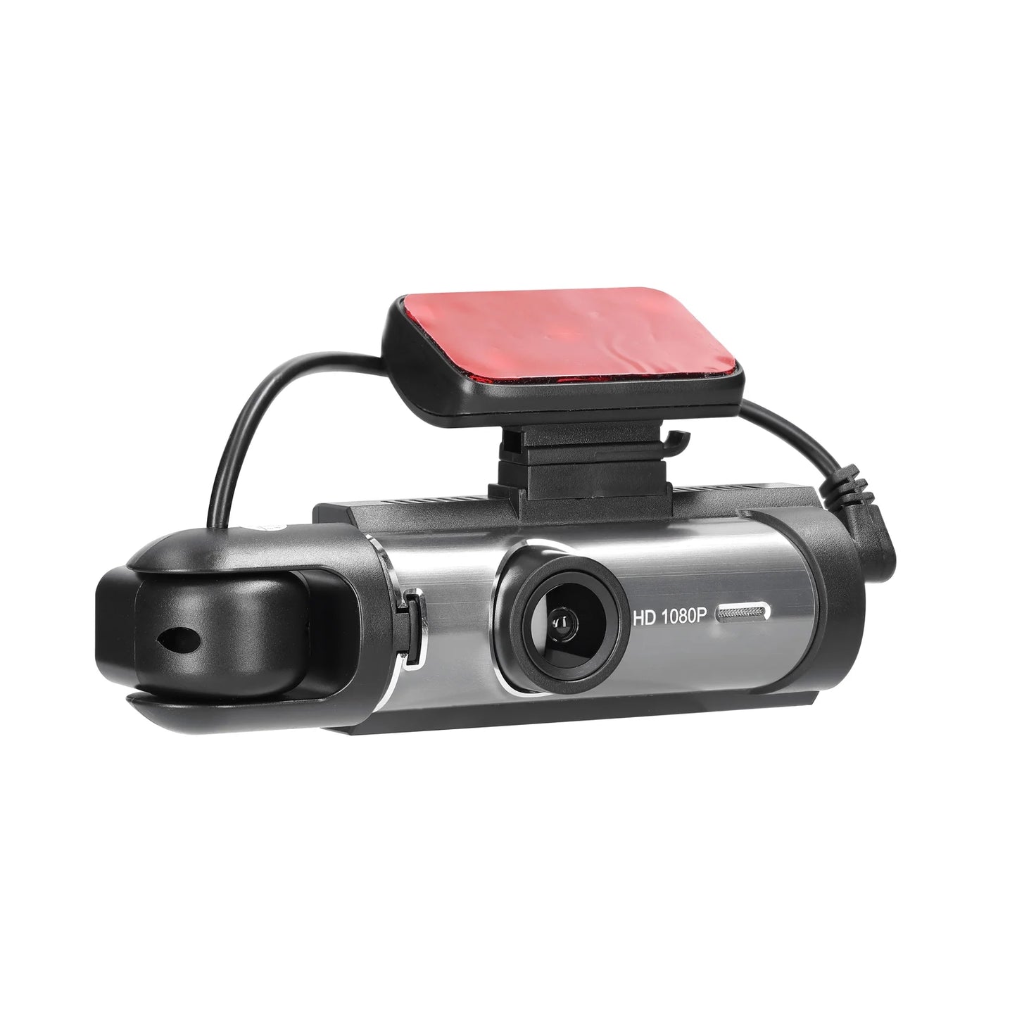 Tomshoo Dual Lens Car Dash Cam, Night Vision Recorder, Motion Detection, 170° Wide Angle, Multi language, Auto DVR