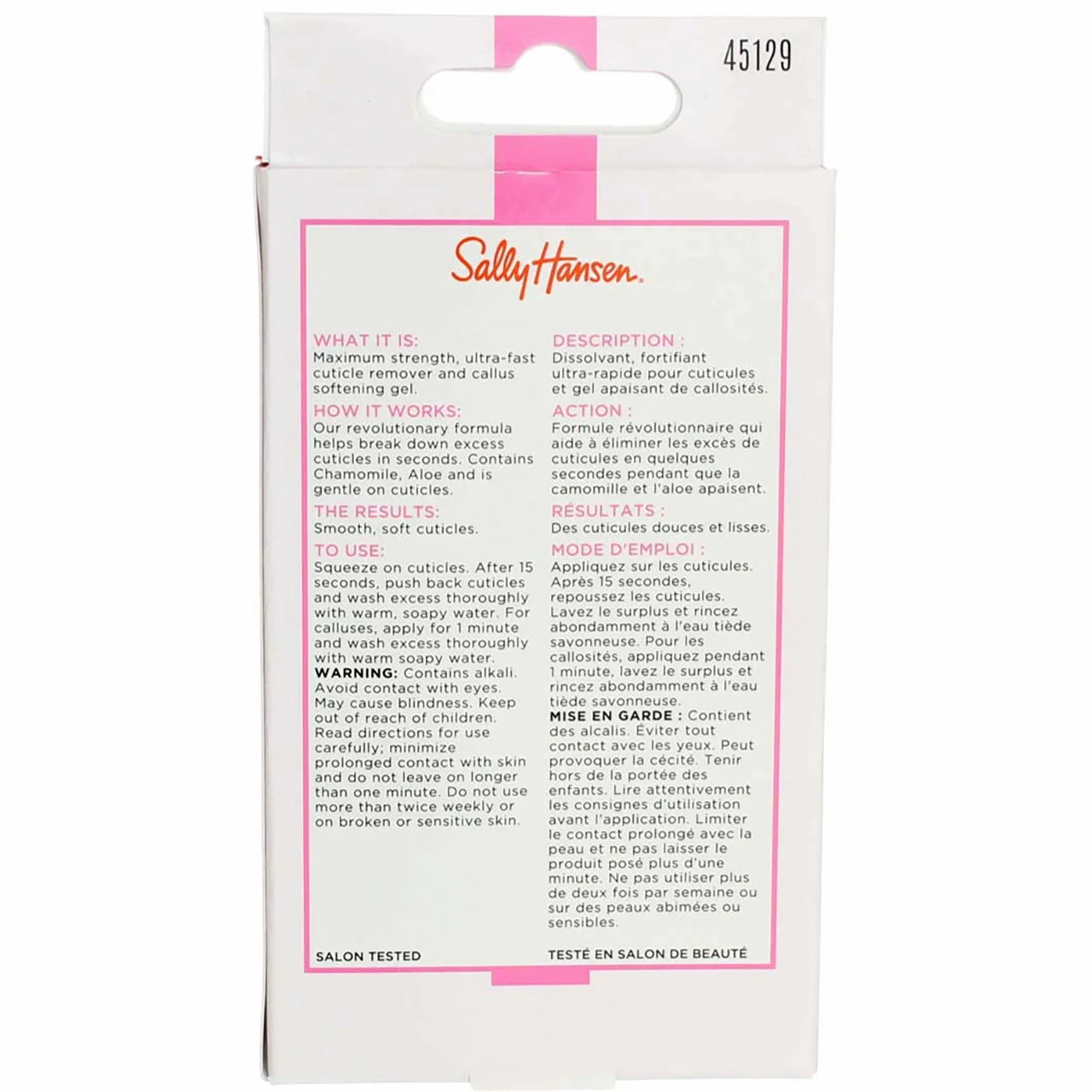 Sally Hansen Instant Cuticle Remover 1 oz (Pack of 4)